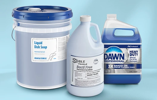 Advantage Chemicals 1 gallon / 128 oz. Concentrated Pot & Pan Liquid Detergent