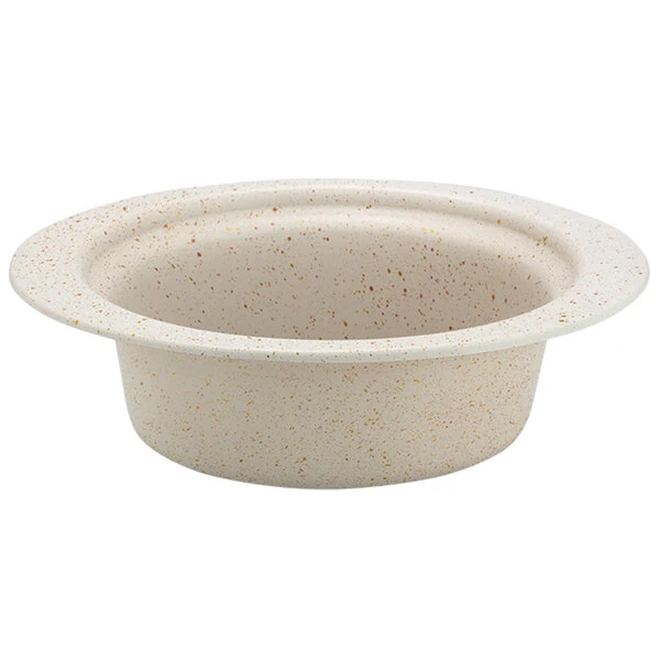 Bon Chef 5203 HotStone 3.75 Qt. Desert Color Full Size Oval Plain Design Food Pan