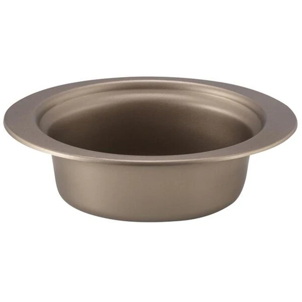 Bon Chef 5203 HotStone 3.75 Qt. Taupe Color Full Size Oval Plain Design Food Pan