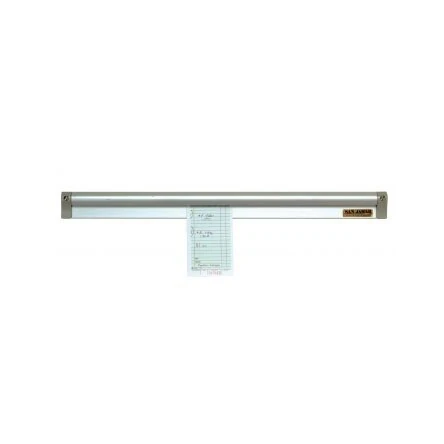 San Jamar CK6560A 60" x 2" Aluminum Wall Mounted Ticket Holder