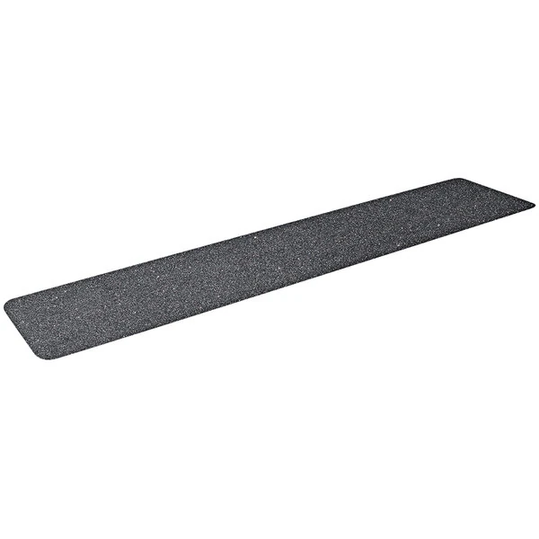 Wooster Flex-Tred 6" x 24" Anti-Slip Tape Strip with Flat Black Medium 46 Grit Surface FBM.0624 - 50/Pack