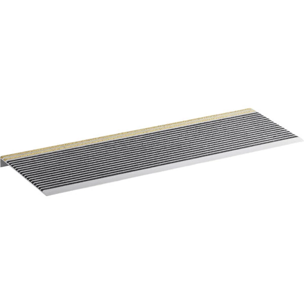 Wooster Stairmaster Type 511 11" x 48" Stair Tread with Yellow / Black Grit