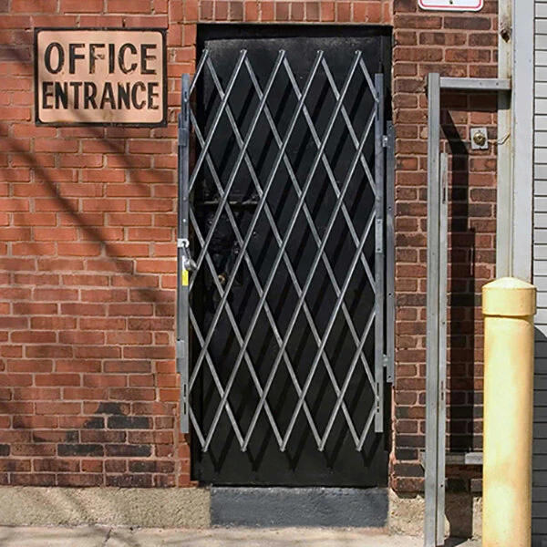 Illinois Engineered Products 48" x 27" Heavy-Duty Galvanized Steel Folding Security Door Gate D33