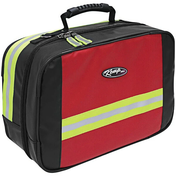 Kemp USA Fluid-Resistant Tarpaulin Large Responder Bag with Medication Pouches 10-125