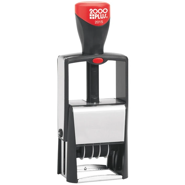 Cosco 2000 Plus Black Heavy-Duty Self-Inking Dater