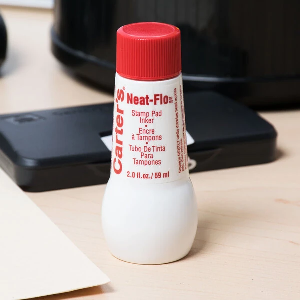 Avery® 21447 Carter's 2 oz. Red Neat-Flo Bottle Inker