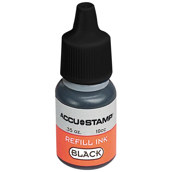 Cosco AccuStamp 090684 0.35 oz. Black Ink Stamp Gel Refill