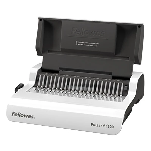 Fellowes 5216701 Pulsar E 300-Sheet White Electric Comb Binding System