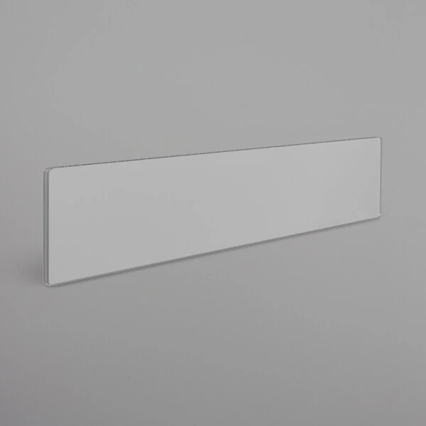 Deflecto 587501 Superior Image 8 1/2" x 2" Clear Cubicle Nameplate Sign Holder