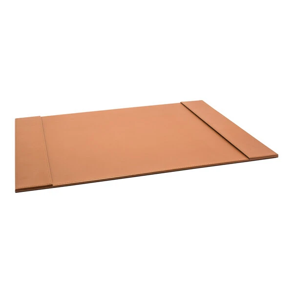 room360 London 24" x 19" Saddle Faux Leather Desk Pad with Pockets - 4/Pack