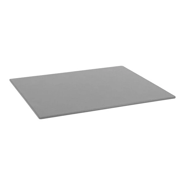 room360 London 24" x 19" Smoke Faux Leather Desk Pad - 4/Pack