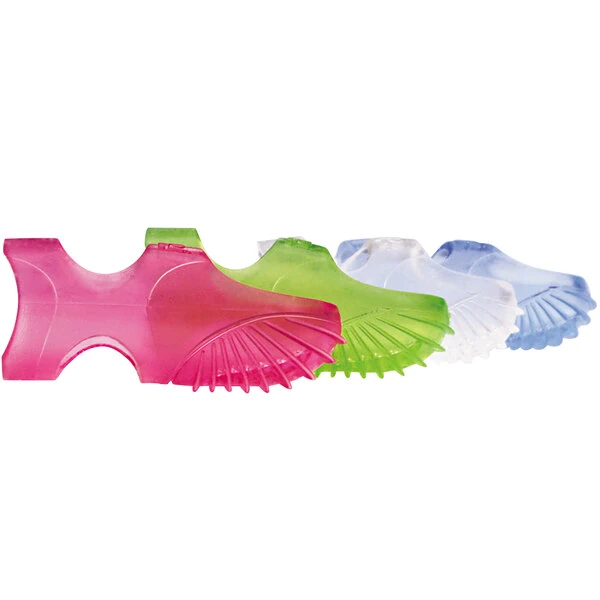 LEE 61050 Size 5 (Small) Assorted Colors Rubber Finger Tip - 10/Pack