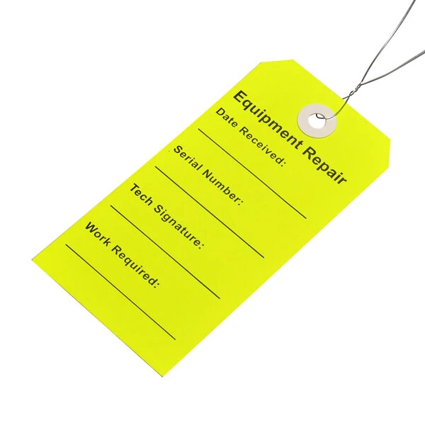 Equipment Repair Tags