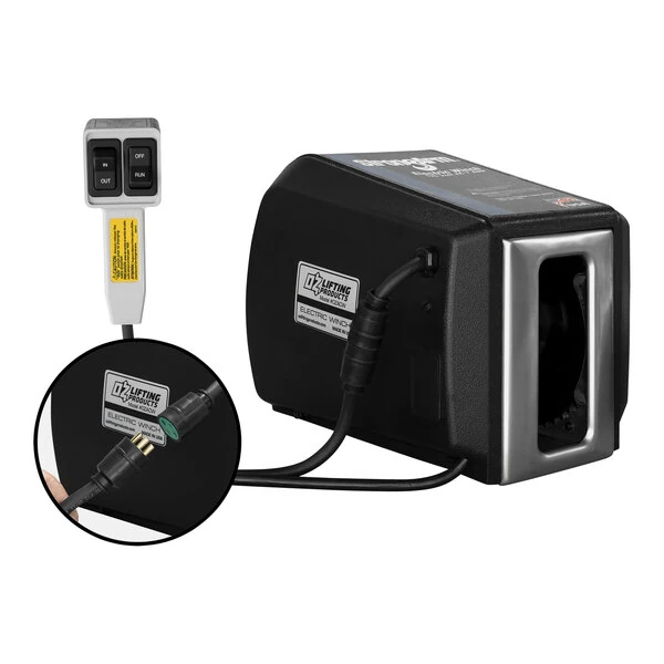 OZ Lifting Products Black 115V AC Electric Winch with 1200 lb. Capacity OZACW - 1 hp