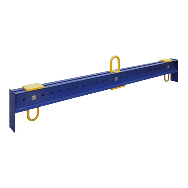 Vestil 104 1/2" Blue Steel Adjustable Spreadable Beam SBM-80 - 8,000 lb. Capacity