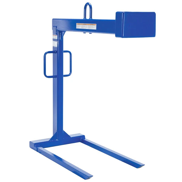 Vestil Steel Overhead Crane and Hoist Pallet Lifter with 42" x 25" Forks HDP-2-42 - 2,000 lb. Capacity