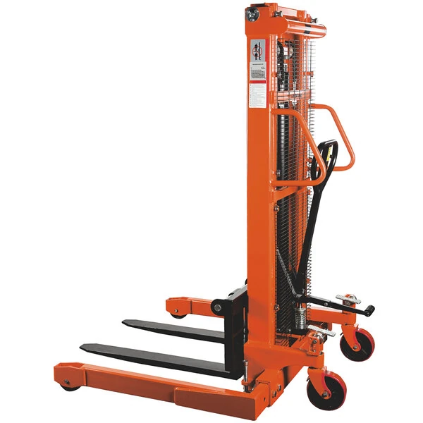 Noblelift 2,200 lb. Manual Hydraulic Stacker with 118" Max Lift Height SFH22-118