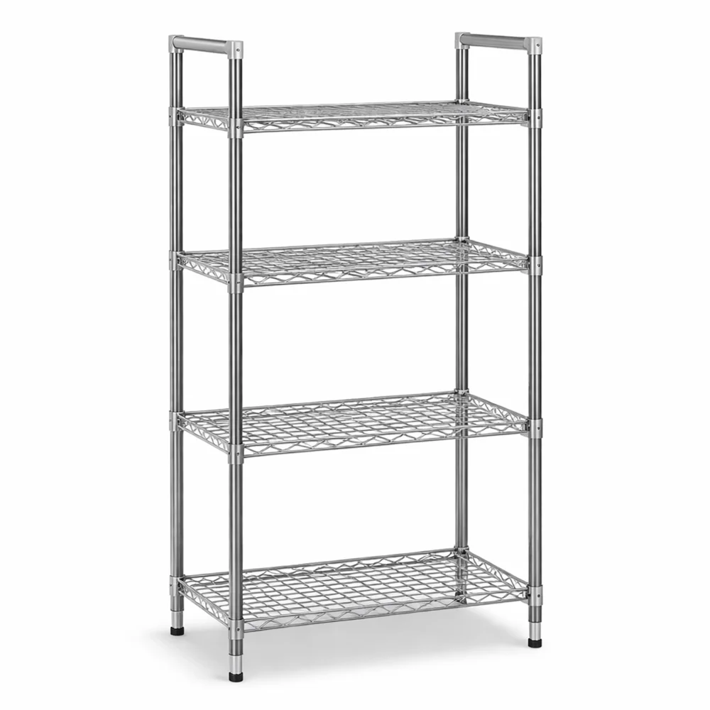 Cambro, Shelving Unit, Stainless Steel, 4 Tiers, 910 kg/shelf Capacity, 1070 mm Length