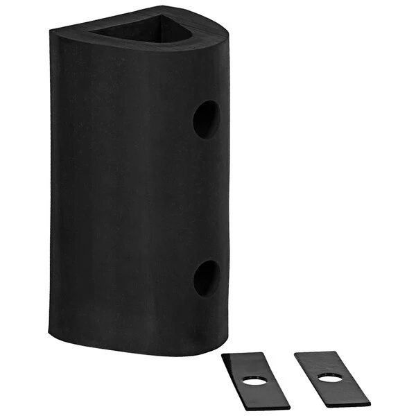Vestil 12" x 6" x 6" Extruded Rubber Fender Bumper M-6-12