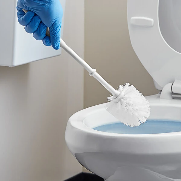 Lavex 14" White Toilet Bowl Brush