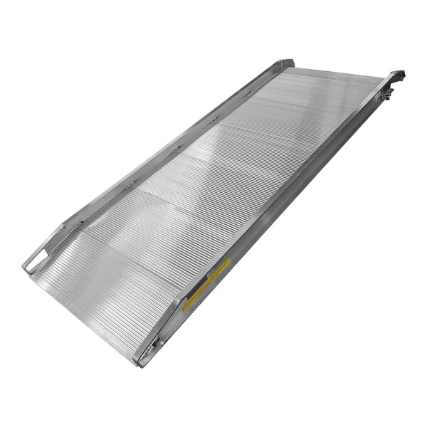 B&P Manufacturing 10' x 28" Twin Tooth Traction Walk Ramp with Apron Ends PR-2810-A - 1,500 lb. Capacity
