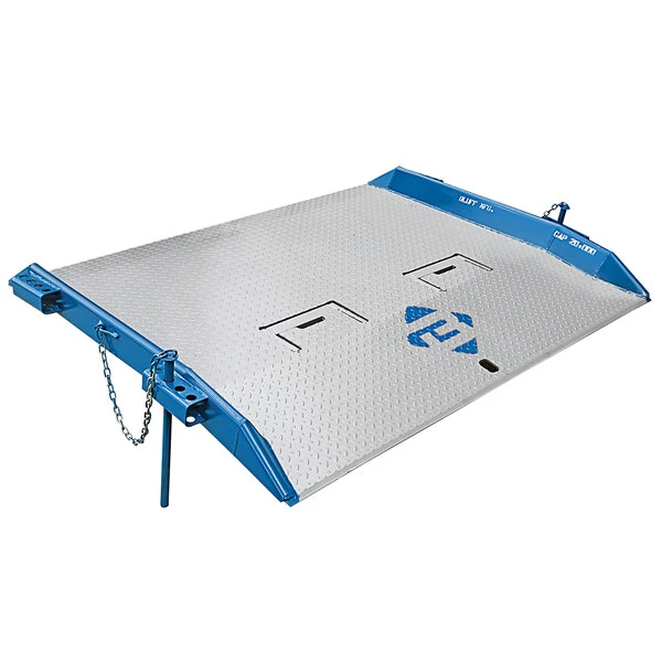 Bluff Manufacturing 15T6060 T Series 60" x 60" Steel Dock Board with Steel Lock Pins - 15,000 lb. Capacity