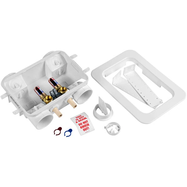Oatey 38203 1/4 Turn F1960 PEX Washing Machine Outlet Box