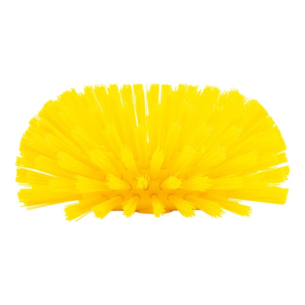 Carlisle Sparta 40041EC04 7 1/2" Yellow Tank & Kettle Brush with Polyester Bristles