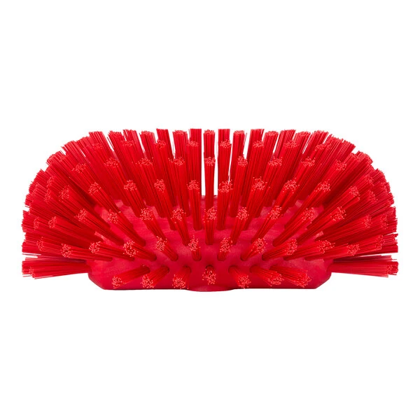 Carlisle Sparta 40043EC05 9 1/2" Red Tank & Kettle Brush with Polyester Bristles