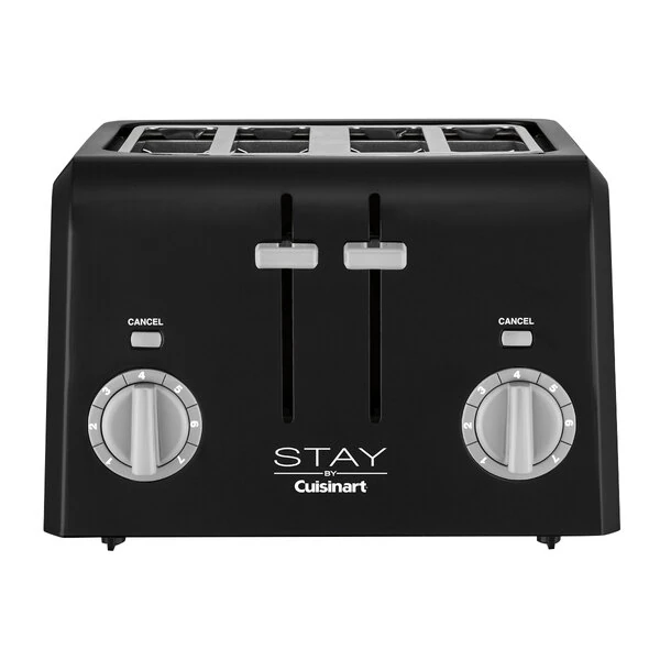 STAY by Cuisinart WPT440BKX 4 Slice Black Toaster