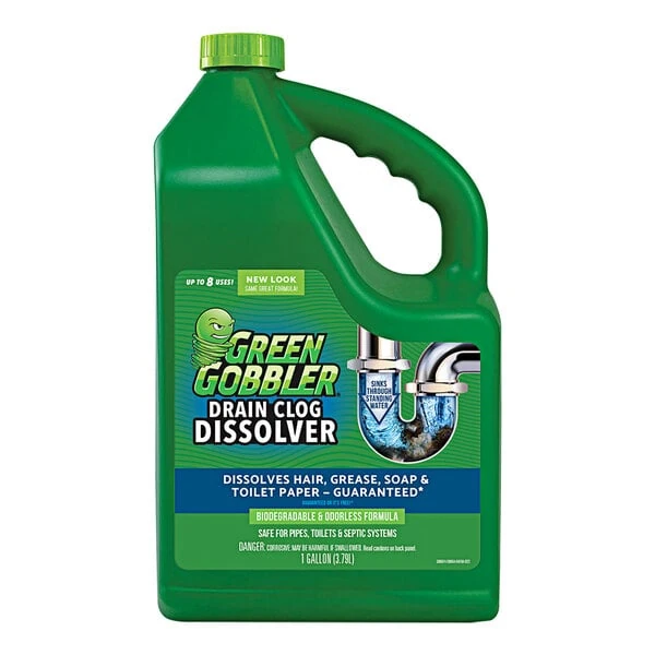 Green Gobbler G0665J Liquid Drain Clog Dissolver 1 Gallon