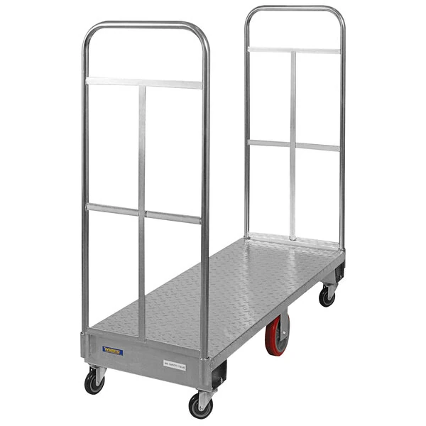 Wesco Industrial Products 24" x 60" Steel U-Boat Utility Cart 1750 lb. Capacity 273295
