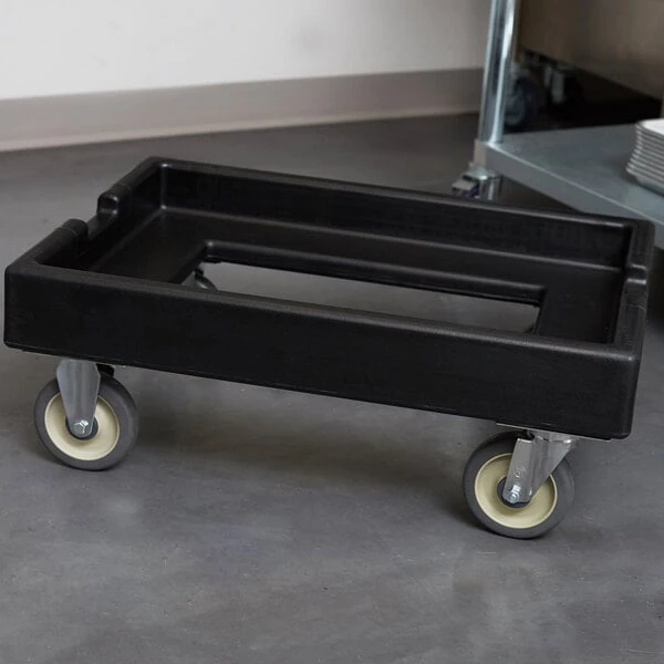 Cambro CD1826PDB110 Black Pizza Dough Box Camdolly