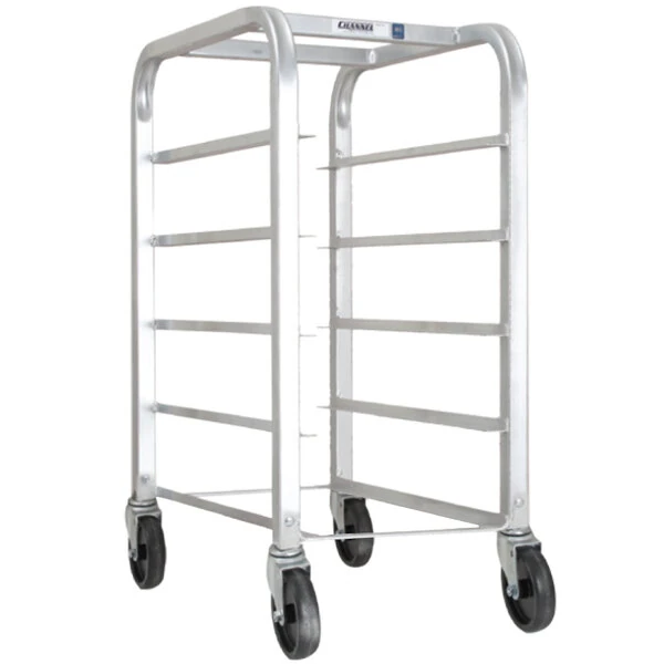Channel AXD520P3 Bottom Load Heavy-Duty Aluminum Platter Rack - 6 Shelf