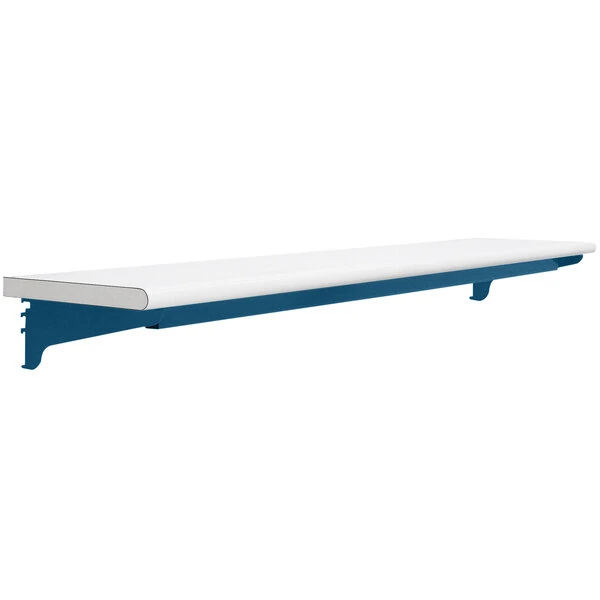 BenchPro 15" x 48" Dark Blue Adjustable Height Formica Laminate Top Shelf TS1548