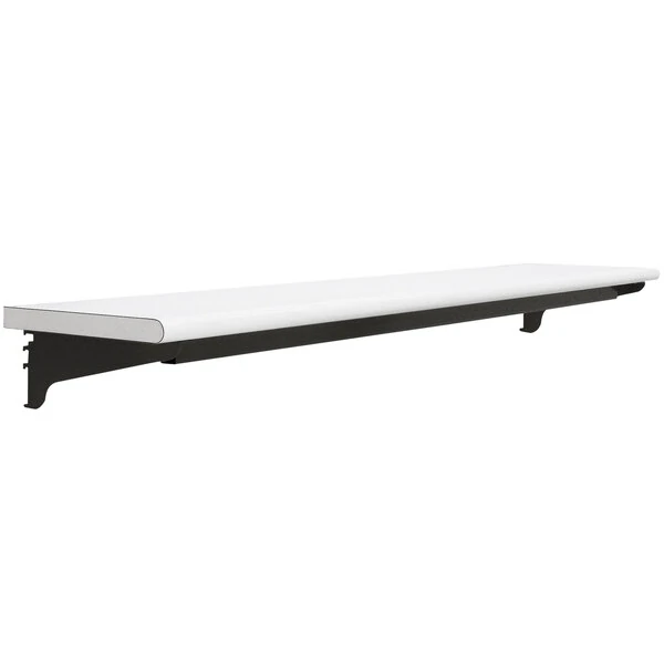 BenchPro 15" x 60" Black Adjustable Height Formica Laminate Top Shelf TS1560