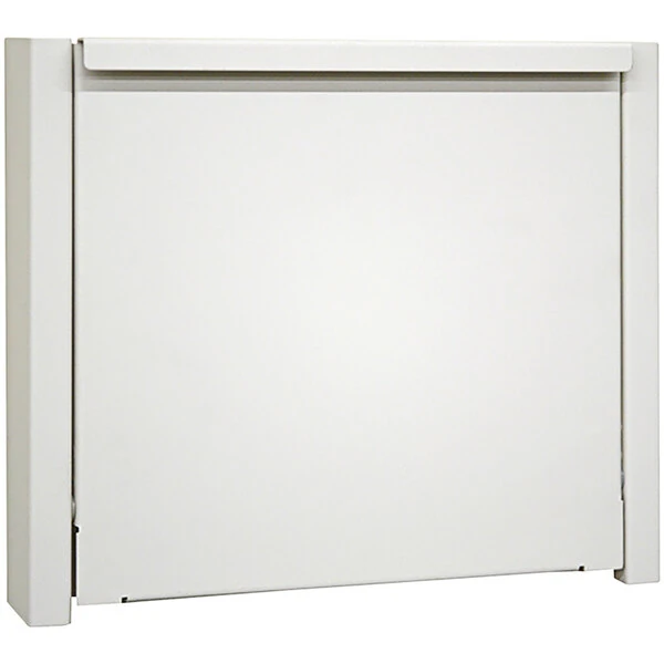 Omnimed 14" x 2 1/2" x 12" Off-White Mini Wall Desk 291508