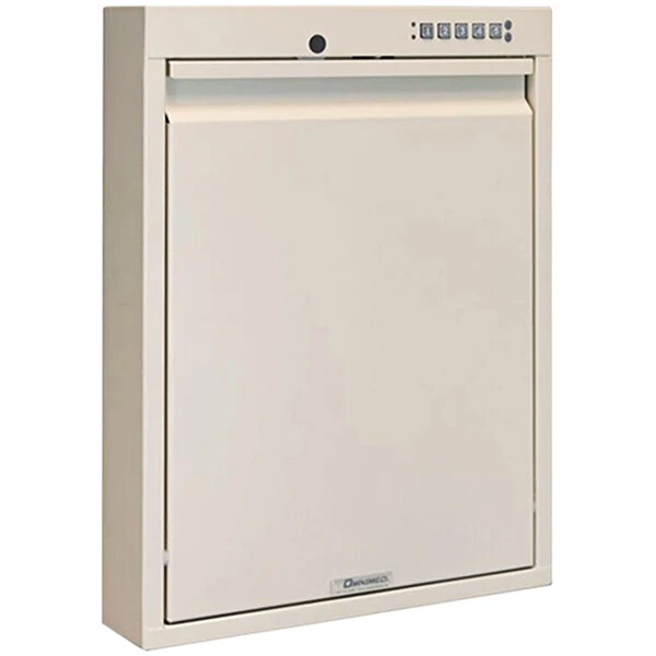 Omnimed 18" x 4" x 24 1/4" Beige Self Close E-Lock Wall Desk 291522-BG