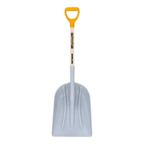 True Temper 15" Poly Scoop with Hardwood Handle and D-Grip 1680700