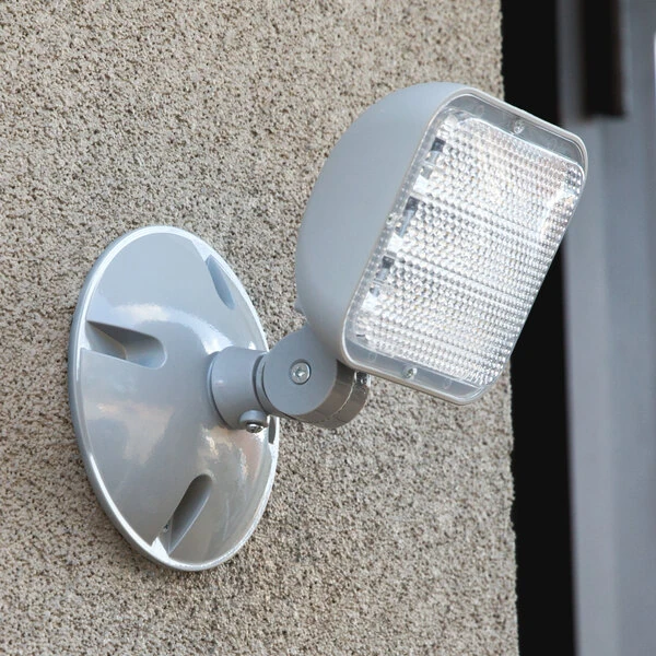 Lavex Outdoor / Indoor Single Head Remote LED Emergency Light - 1.2 Watt, 3.6V - 9.6V Compatibility
