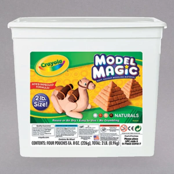 Crayola 232412 Model Magic 2 lb. Assorted Natural Color Modeling Compound