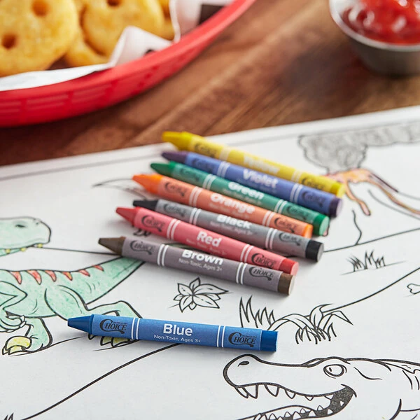 Choice Bulk Red Crayon - 1,000/Case