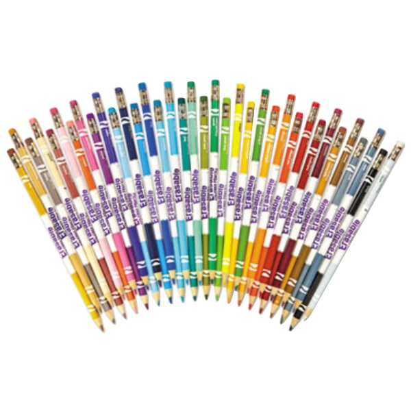 Crayola 681036 36 Assorted Erasable 3.3mm Colored Pencils