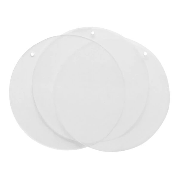 Deflecto 4" Clear Acrylic Craft Circle - 6/Pack