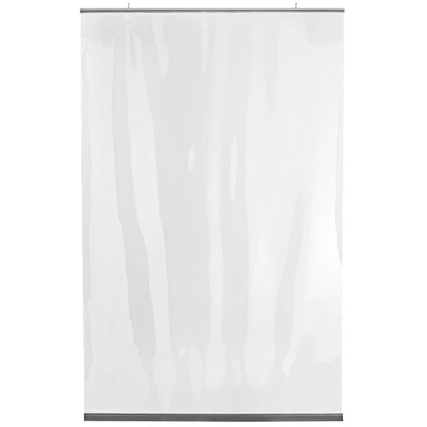 84" x 54" Clear PVC Restaurant Partition
