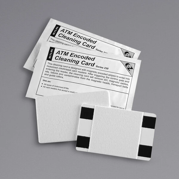Controltek USA 510002 ATM Encoded Cleaning Card - 10/Box