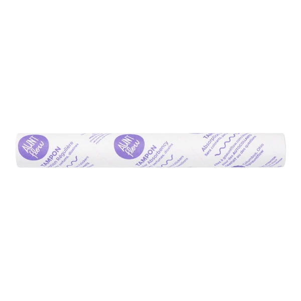 Aunt Flow Universal Cartridge-Tubed Tampon with Cardboard Applicator - Regular Absorbency - 500/Case