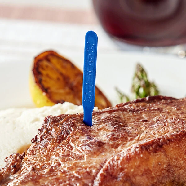 Royal Paper RP145C Blue Medium Steak Marker - 1,000/Box