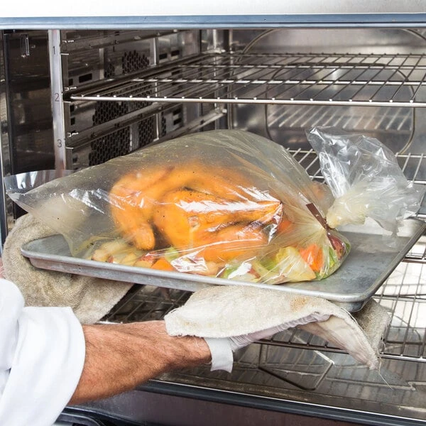 18" x 24" Kenylon Plastic Oven Bag - 100/Box