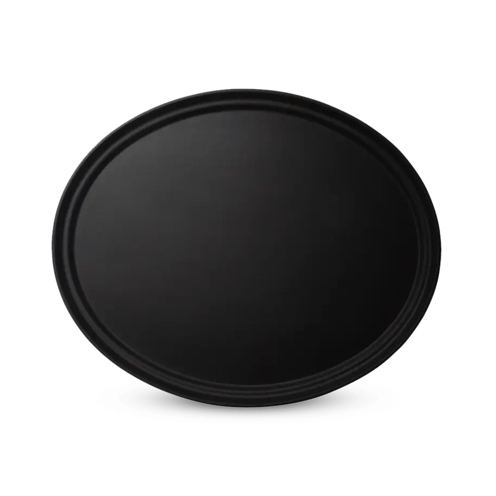 Cambro, Oval Serving Tray, 35cm, Fiber Glass, Black